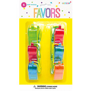 Party Favours - Sports Whistles Pk 6 