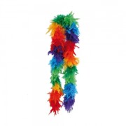 Rainbow Feather Boa Pk 1