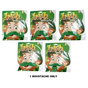 Assorted Green Irish St Patricks Day Moustache (Pk 1)