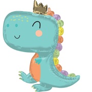 Babysaurus Baby Dinosaur Foil Supershape Balloon (Pk 1)