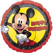 Mickey Mouse Happy Birthday Foil Balloon 43cm 