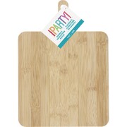 Bamboo Charcuterie Board with Handle | Reusable Paddle Serving Board 22.5cm