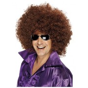 Mega Huge Afro Brown Wig Pk 1