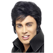 Black Elvis Wig