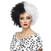 Black and White Evil Madame Wig Pk 1