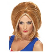 Girl Power Wig with Blonde Streaks Pk 1