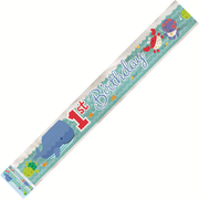 Under The Sea 1st Birthday Foil Banner (3.6m) Pk 1