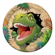 Dinosaur Party Plates - 22cm Dino Blast Pk8