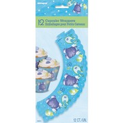 It's a Boy Clothes line Cupcake Wrappers Pk12 