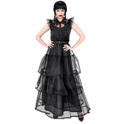 Adult Dark Schoolgirl Prom Dress Costume Medium - Gothic Costume