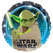 Star Wars Yoda Round Foil Balloon (17in, 43cm)