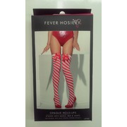 Red & White Stripe Hold Ups Pk 1