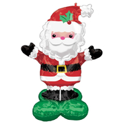 Airloonz Christmas Santa Foil Balloon 101cm x 134cm (Pk 1)
