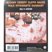 Bloody Cloth Gauze Tablecover Halloween Decoration