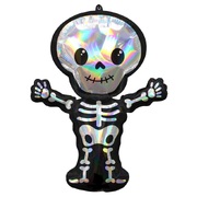 Halloween Irridescent Skeleton Foil Supershape Balloon (66x86cm)