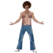 Adult Male 70's Hairy Chest Costume Vest (Large, 42-44) Pk 1 (VEST ONLY)