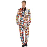 Adult Mens Costume Comic Strip Suit Medium Pk1 