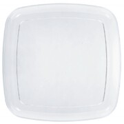 Clear Plastic Square Serving Tray Platter (35.5cm) Pk 1