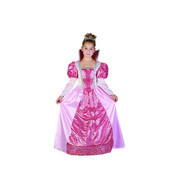 Child Pink Queen Costume (Medium, 120-130cm)