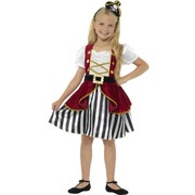 Child Deluxe Pirate Girl Costume (Small, 4-6 Years)