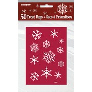 Christmas Sparkle Tree Party Treat Bags (15cm x 10cm) Pk 50
