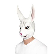 Rabbit Full Head Latex Mask Pk 1