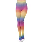 Rainbow Opaque Tights (One Size) Pk 1