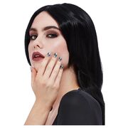 Halloween Spiderweb Eyelash and Nail Set (Pk 1)