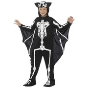 Halloween Child Bat Skeleton Costume (Medium, 7-9 Years)