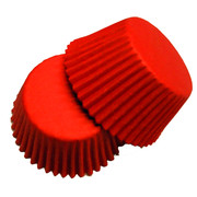 Large Red Paper Cupcake Cases Pk 20
