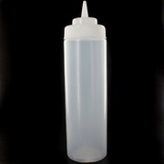 Squeeze Bottle 720ml  Clear (No Cap) Pk 1