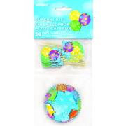 Balloons Cupcake Cases With Toppers Pk 24