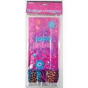 Wild Birthday Cello Gift Bags (29cm x 13cm) Pk 20
