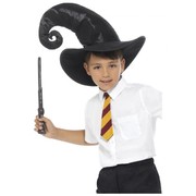 Child Wizard Costume Kit - Hat, Tie & Wand Pk 1 