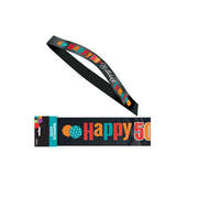 50 Birthday Cheer Satin Sash Pk 1