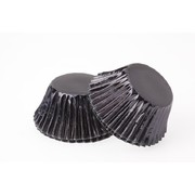 Black Foil Mini Cupcake Cases Pk 30