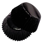 Large Black Foil Cupcake Cases Pk 20