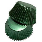 Large Green Foil Cupcake Cases Pk 20