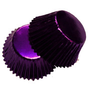Large Purple Foil Cupcake Cases Pk 20