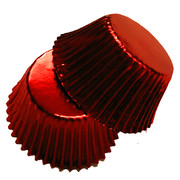 Large Red Foil Cupcake Cases Pk 20