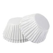 Large White Foil Cupcake Cases Pk 20