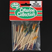 Picks Frill Pk50 (Assorted Colours)