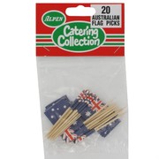 Australian Flag Picks Pk20 