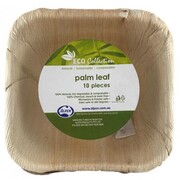 Eco Palm Leaf Square Bowls (5in.) Pk 10 