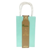 Mint Green Paper Party Loot Bags 21x13x8cm (Pk 50)