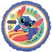Lilo & Stitch Island Vibes 17in Foil Balloon