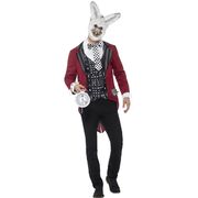 Deluxe Adult White Rabbit Costume (Medium, 38-40in) Pk 1