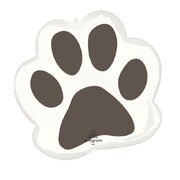 Dog Paw Print Foil Supershape Balloon 58x55cm