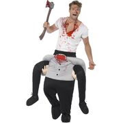 Adult Piggy Back Carry Me Headless Halloween Costume (One Size)