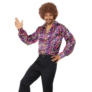 Adult Male 60's Psychedelic CND Costume Shirt (Medium)